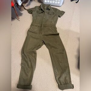 Olive Green Women's Jumpsuit